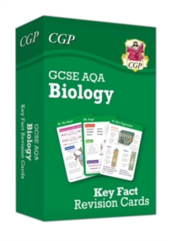 New GCSE Biology AQA Key Fact Revision Cards - Summary cards for quick revision Hardback