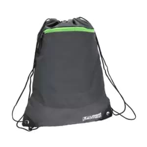 Urban Fitness Equipment Drawstring Bag (One Size) (Charcoal Grey/Green)