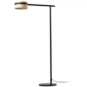 Faro LOOP - Integrated LED Floor Lamp Arc Black, 2700K