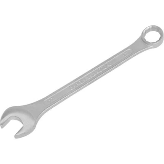 Loops 17mm Combination Spanner - Fully Polished Heads - Chrome Vanadium Steel Metallics