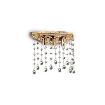 Moonlight 3 Light Indoor Wall Light Gold, G9