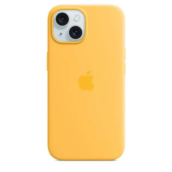 Apple iPhone 15 Silicone Case with MagSafe - Sunshine MWNA3ZM/A