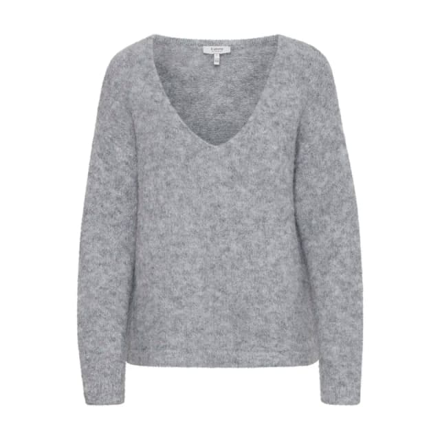b.Young Womens v-neck sweater b.young Miller Gris Female S