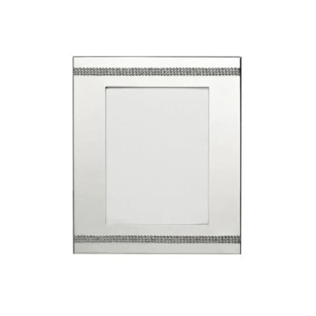 Premier Housewares Silver Plate Steel 4 x 6 Photo Frame Silver unisex