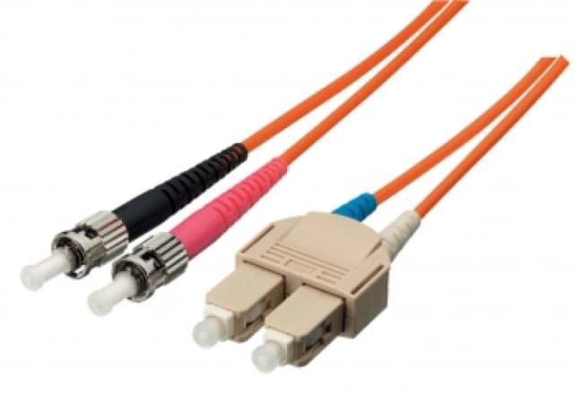 Equip ST/SC Fiber Optic Patch Cable. OS2. 3m