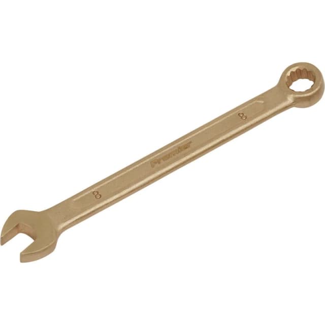 Loops 8mm Non-Sparking Combination Spanner - Open-End & 12-Point WallDrive Ring Multi
