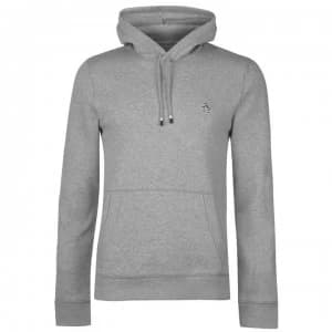Original Penguin Fleece Popover Hoodie - Grey 080