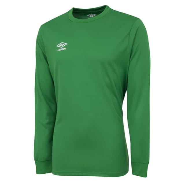 Umbro Umbro Men Club Long-Sleeved Jersey in Emerald Size: Small Emerald S Male 5063107688361