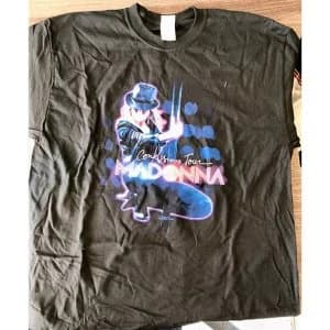 Madonna - Pole European Tour Unisex X-Large T-Shirt - Black