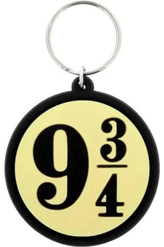 Harry Potter Nine & Three Quarters Keyring in Cream Cream Unisex One Size