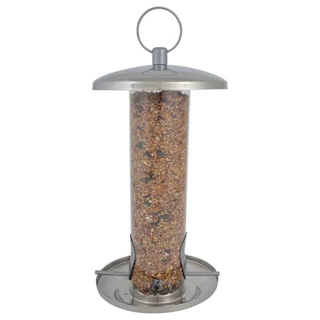 Fallen Fruits Stainless Steel Bird Seed Feeder