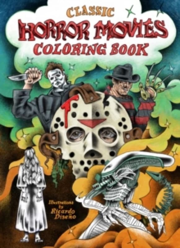 Classic Horror Movies Coloring Book Paperback / softback