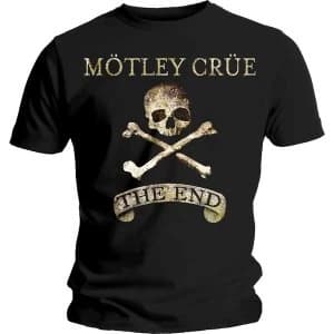 Motley Crue - The End Unisex Large T-Shirt - Black