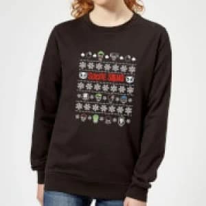 DC Suicide Squad Womens Christmas Sweatshirt - Black