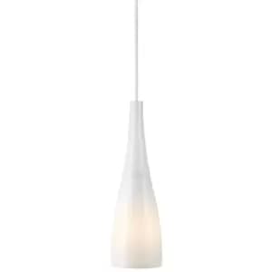 Embla Slim Pendant Ceiling Light White, E27
