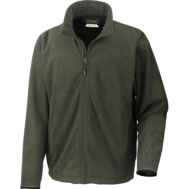 Result Result Men Extreme Climate Stopper Fleece Jacket in Bottle Green Size: X-Small Bottle Green XS Male 5063527873828