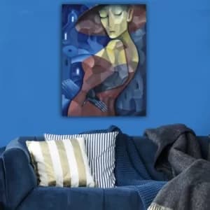 314553068_70100 Multicolor Decorative Canvas Painting