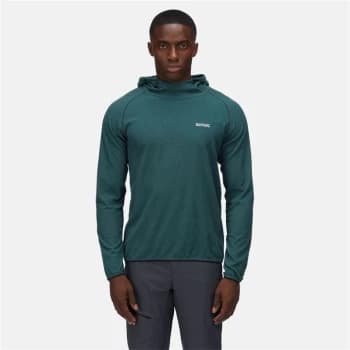 Regatta Montes Fleeced Hoodie - PacifcGr/Blk