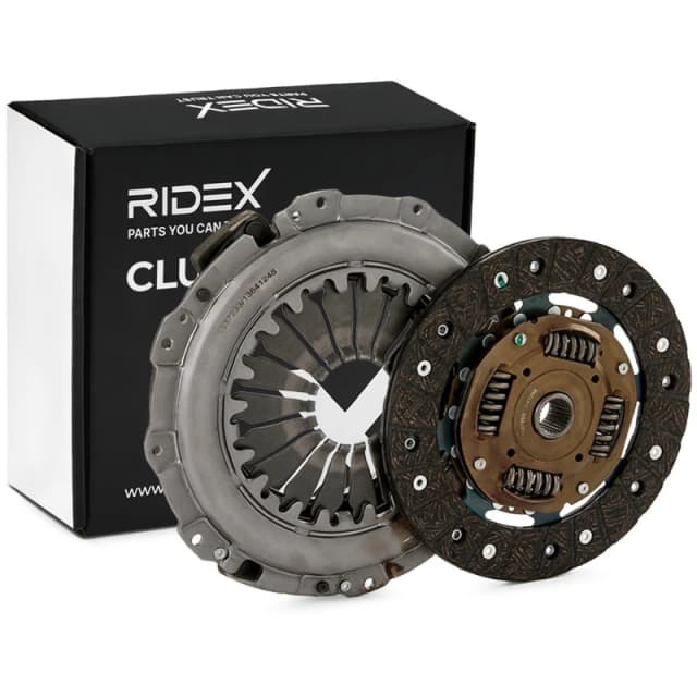 RIDEX 479C0220 Clutch without central slave cylinder, for vehicles with push type clutch Clutch Kit (479)