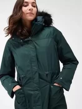 Regatta Giovanna Fletcher - Lellani Jackets Waterproof Insulated Jacket - Dark Green, Dark Green, Size 12, Women