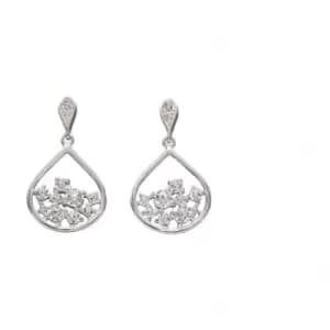 Elements Silver Scattered Zirconia Earrings E5673C