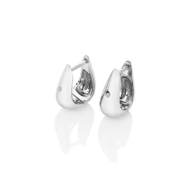 Hot Diamonds Sterling Silver Soul Huggie Earrings DE793