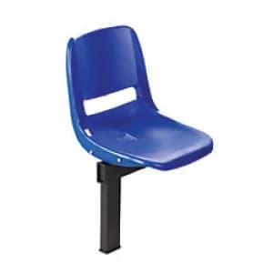 GPC Canteen Table with 2 Way Access and 4 Seats Blue 1730 mm x 810 mm