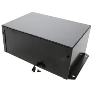 Hammond 1411FBQBK Utility Metal Flanged Case 178x127x76mm Aluminiu...