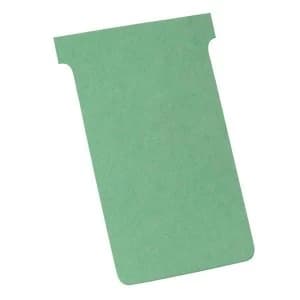 Nobo A110 T Cards Size 4 Green Pack of 100 T Cards