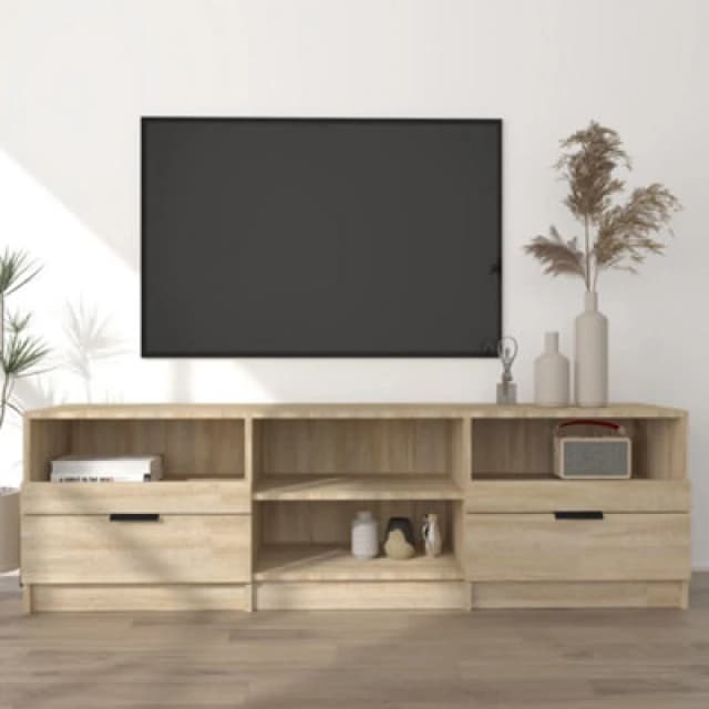 Vidaxl TV Cabinet Sonoma Oak 150X33.5X45cm Engineered Wood