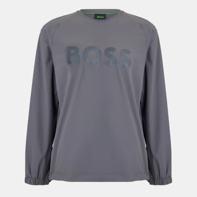 Boss Mens Salwov Crew Sweatshirt Grey male S