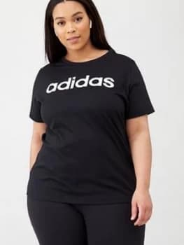 Adidas Plus W E Lin S Tee - Black
