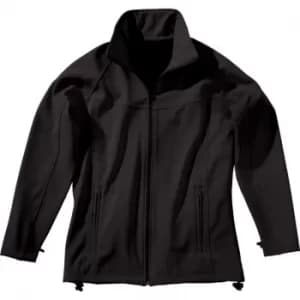 TRA645 Ladies Uproar Softshell Black SZ-10