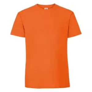 Fruit Of The Loom Mens Ringspun Premium T-Shirt (M) (Orange)