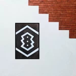 Cukur Multicolor Decorative Wooden Wall Accessory