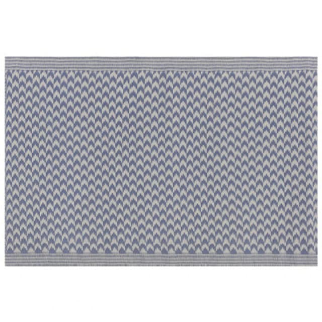 Beliani Outdoor Rug Mango Blue 60 X 90 Cm
