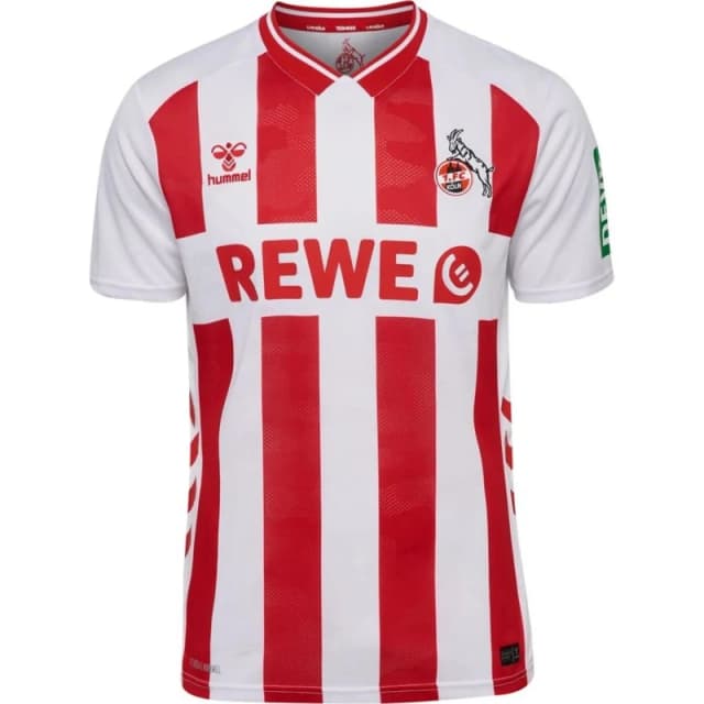 Hummel FC Koln Home Shirt 2025 2026 Adults White/Red male Small