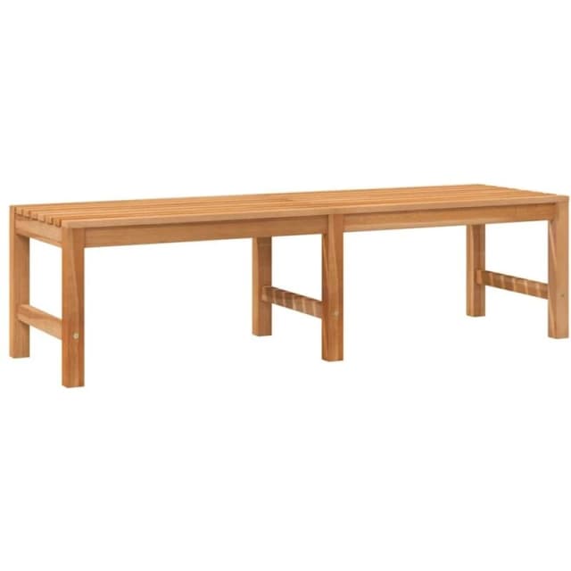 VIDAXL Garden Bench 150cm Solid Teak Wood Vidaxl 8720286597385