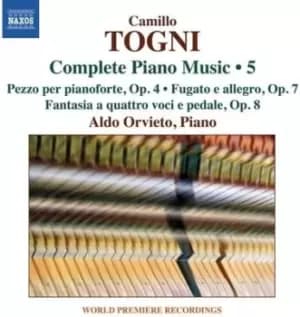 Camillo Togni Complete Piano Music - Volume 5 by Camillo Togni CD Album