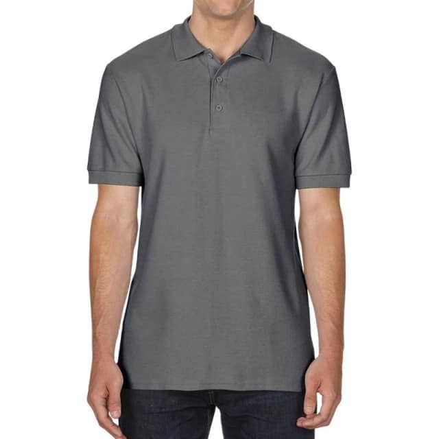 Gildan Mens Sports Polo Shirt in Charcoal Size: Small Charcoal Male S