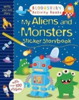 My Aliens and Monsters Sticker Storybook Book