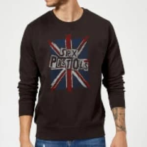 Sex Pistols Union Jack Sweatshirt - Black - XXL