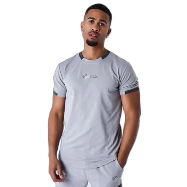 Project X Paris T-Shirt with contrasting logo band Project X Paris Gris Male XS