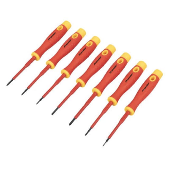 Sealey Premier 7 Piece VDE Insulated Precision Screwdriver Set AK61201