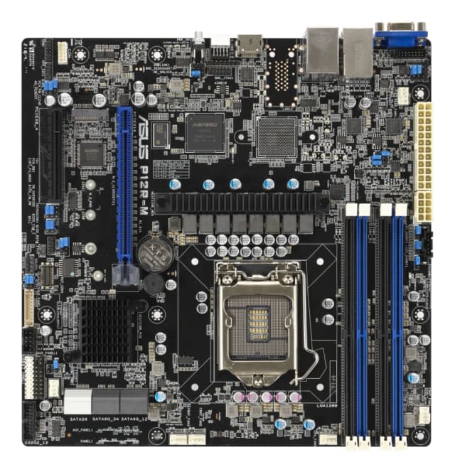 Asus ASUS P12R-M Intel C256 LGA 1200 (Socket H5) ATX 90SB09X0-M1UAY0
