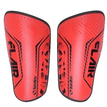 Sondico Flair Slip Shinguards - Red