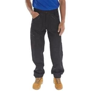 Click Workwear Work Trousers Black 46 Ref AWTBL46 Up to 3 Day Leadtime