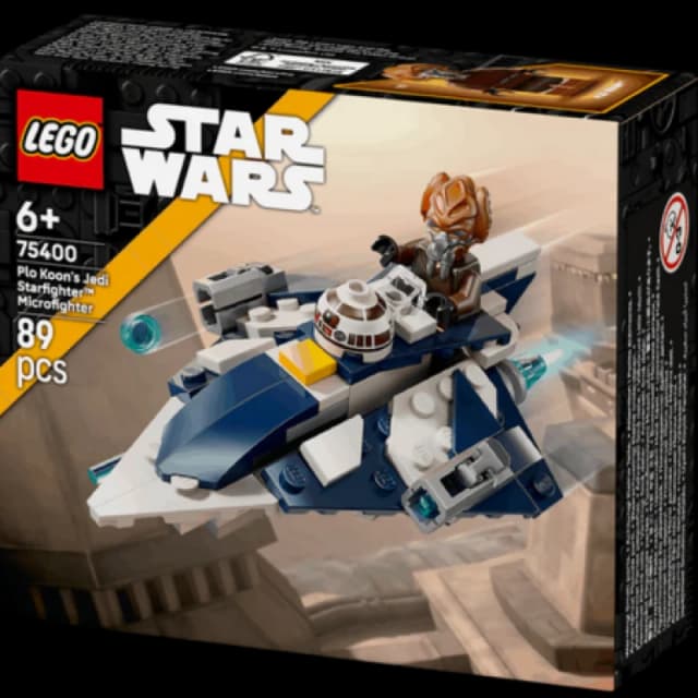 LEGO Star Wars Plo Koon's Jedi Starfighter Microfighter Building Toy 75400 1025704