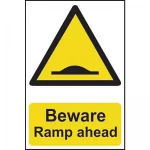 Beware Ramp Ahead - PVC (200 X 300MM)