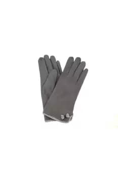 Gaby Faux Suede Touch Screen Gloves
